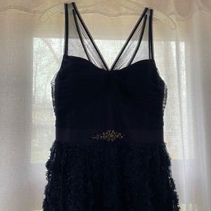 Navy Blue Adrianna Papell Gown